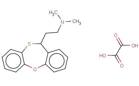 11-(2-DIMETHYLAMINOETHYL)-11H-DIBENZO(B,F)-1,4-OXATHIEPIN HYDROGEN OXA LATE